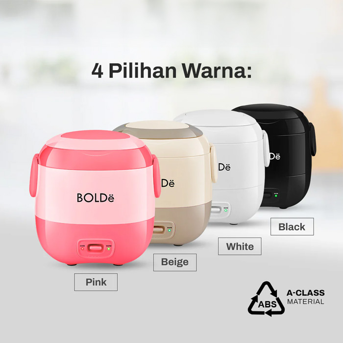 Bolde Super Cook Mini Rice Cooker 0,3 L - Pink